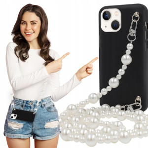 Etui Mat BLINK Czarny do IPHONE 13 MINI Łańcuszek