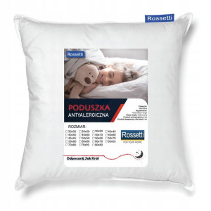 Poduszka 70x80 Antyalergiczna Biała