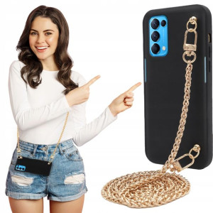 Etui MAT BLINK Czarny do OPPO RENO 5 5G Łańcuszek