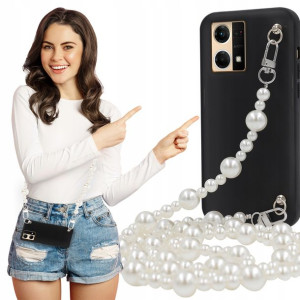 Etui Mat BLINK Czarny do OPPO RENO 7 4G Łańcuszek