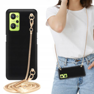 Etui MAT BLINK Czarny do REALME GT NEO 2 Łańcuszek