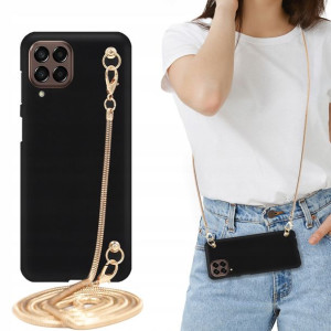 Etui MAT BLINK Czarny do SAMSUNG M33 5G Łańcuszek