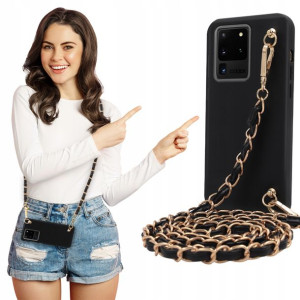 Etui Mat BLINK Czarny do SAMSUNG S20 ULTRA Łańcuch