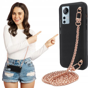 Etui Mat BLINK Czarny do XIAOMI 12 LITE Łańcuszek