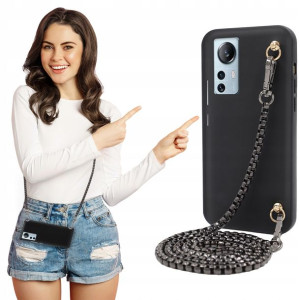 Etui Mat BLINK Czarny do XIAOMI 12 LITE Łańcuszek