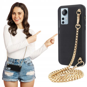 Etui Mat BLINK Czarny do XIAOMI 12 LITE Łańcuszek