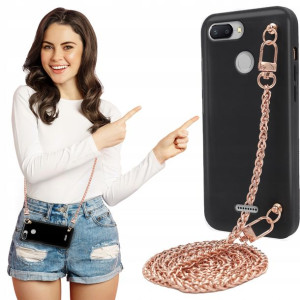 Etui Mat BLINK Czarny do XIAOMI REDMI 6 Łańcuszek