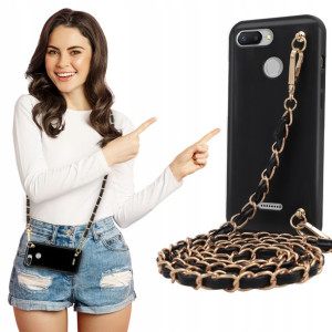 Etui Mat BLINK Czarny do XIAOMI REDMI 6 Łańcuszek