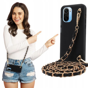 Etui Mat BLINK Czarny do XIAOMI REDMI K40 Łańcuch