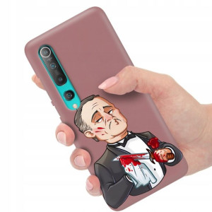 Etui Mat Ciemny Róż do XIAOMI Mi 10 PRO Top Wzory