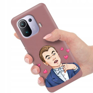 Etui Mat Ciemny Róż do XIAOMI MI 11 PRO Top Wzory