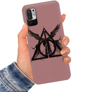 Etui Mat Ciemny Róż do XIAOMI REDMI NOTE 10 5G Wz