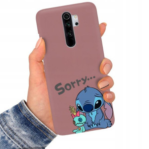 Etui Mat Ciemny Róż do XIAOMI REDMI NOTE 8 PRO Wz