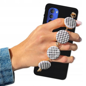Etui Mat Czarne BLINK do MOTOROLA G51 5G Pepitka