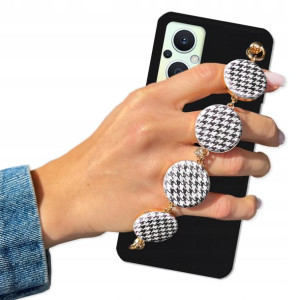 Etui Mat Czarne BLINK do OPPO RENO 7Z 5G Pepitka