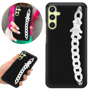 Etui Mat Czarne BLINK do SAMSUNG A34 5G Z Misiem