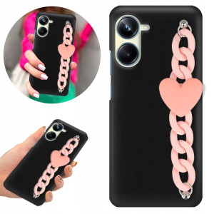 Etui Mat Czarne BLINK Serce do REALME 10 PRO 5G
