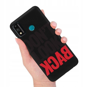 Etui MAT Czarne do HUAWEI HONOR 9X LITE Top Wzory