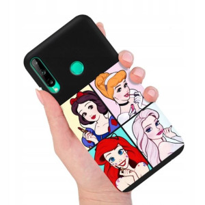 Etui MAT Czarne do HUAWEI P40 LITE E Modne Wzory