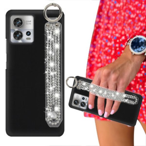 Etui Mat Czarne do MOTOROLA S30 PRO 5G Cyrkonie