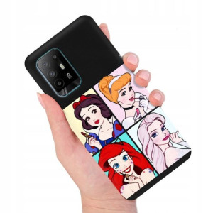 Etui MAT Czarne do OPPO F19 PRO PLUS 5G Top Wzory