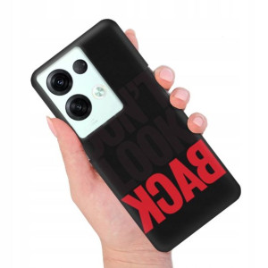 Etui MAT Czarne do OPPO RENO 8 PRO 5G Modne Wzory
