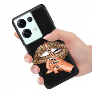 Etui Mat Czarne do OPPO RENO 8 PRO 5G Seriale Wz