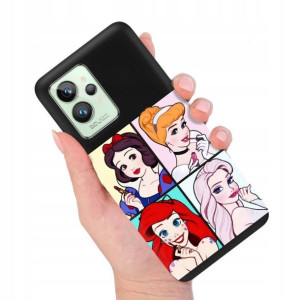 Etui MAT Czarne do REALME GT2 PRO 5G Modne Wzory