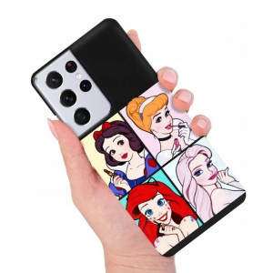 Etui MAT Czarne do SAMSUNG S21 ULTRA Modne Wzory