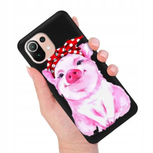 Etui MAT Czarne do XIAOMI MI 11 LITE 4G Top Wzory