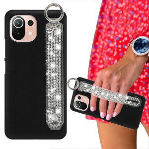 Etui Mat Czarne do XIAOMI MI 11 LITE 5G Cyrkonie