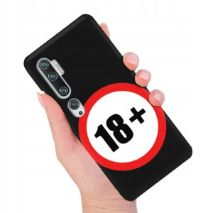 Etui MAT Czarne do XIAOMI MI NOTE 10 Modne Wzory