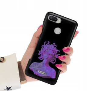 Etui Mat Czarne do XIAOMI REDMI 6 Art Sztuka Wzory