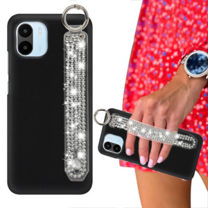 Etui Mat Czarne do XIAOMI REDMI A1 Pasek Cyrkonie