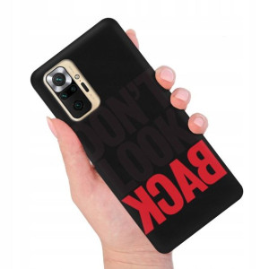 Etui MAT Czarne do XIAOMI REDMI NOTE 10 PRO Wzory