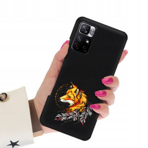 Etui Mat Czarne do XIAOMI REDMI NOTE 11T 5G Wzory