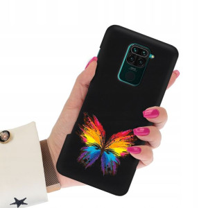 Etui Mat Czarne do XIAOMI REDMI NOTE 9 PRO Wzory