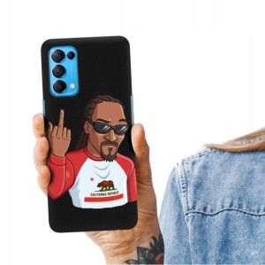 Etui Mat CZARNY do OPPO FIND X3 LITE Snoop Dog Wz