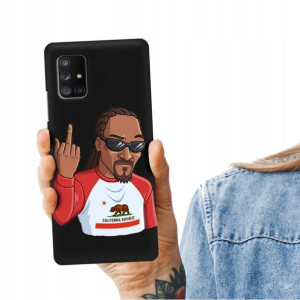 Etui Mat CZARNY do SAMSUNG A71 5G Serialowe Wzory