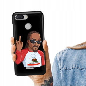Etui Mat CZARNY do XIAOMI REDMI 6 Snoop Dog Wzory