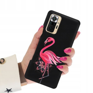 Etui Mat CZARNY do XIAOMI REDMI NOTE 10 PRO Wzory