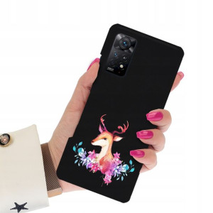 Etui Mat Czarny do XIAOMI REDMI NOTE 11 PRO 4G Wz