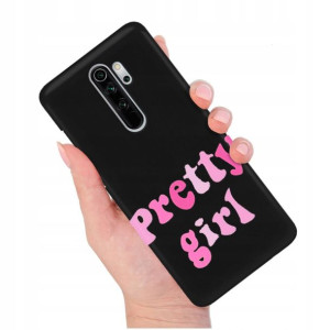 Etui Mat Czarny do XIAOMI REDMI NOTE 8 PRO Wzory