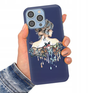 Etui Mat Granat do IPHONE 14 PRO MAX Bajki Wzory