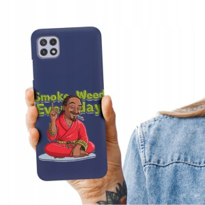 Etui Mat GRANAT do SAMSUNG A22 5G Snoop Dog Wzory