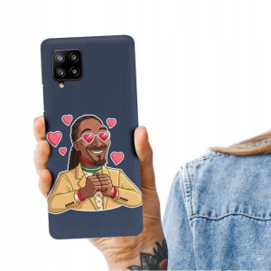 Etui Mat GRANAT do SAMSUNG A42 5G Snoop Dog Wzory
