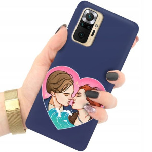 Etui Mat Granat Do Xiaomi Redmi Note 10 Pro Max Wz