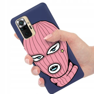 Etui Mat Granat do XIAOMI REDMI NOTE 10 PRO Wzory