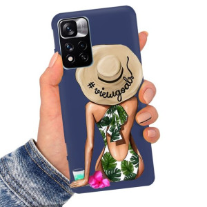 Etui Mat Granat do XIAOMI REDMI NOTE 11 PRO 5G Wz