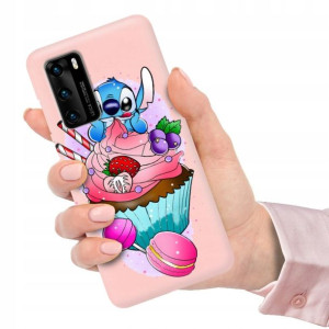 Etui Mat PUDROWY RÓŻ do HUAWEI P40 5G Modne Wzory